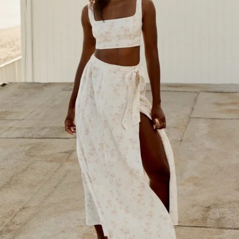 Reformation linen two piece